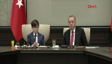 Küçük Cumhurbaşkanı'nın yanıtı herkesi güldürdü