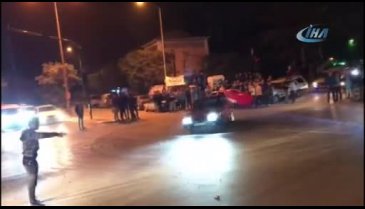 Bursa'da gece yarısı drift partisi
