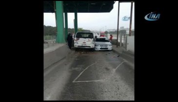 İnatçı sürücülerin araçları böyle sıkıştı