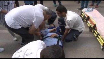 Kadın sürücü gözyaşlarına boğuldu!