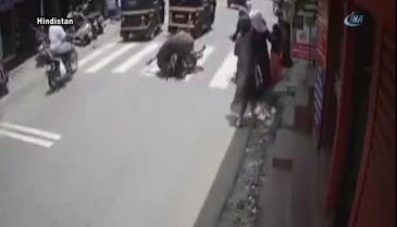 Öfkeli boğa kadını hedef aldı