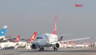 THY uçağına kuş çarptı! 2 uçak...