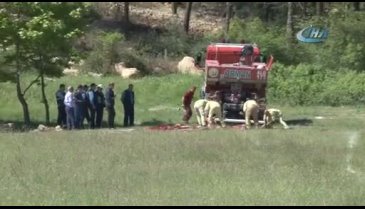 Bursa'da ormancılar en hızlı hortumu açabilmek için yarıştı