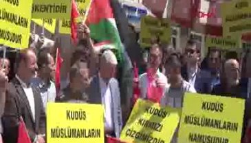 Bursa'da İsrail protesto edildi