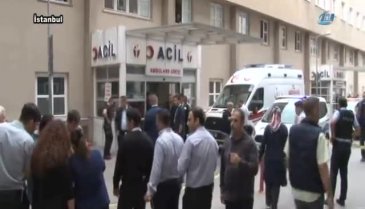 Hastane önünde dehşet kamerada!