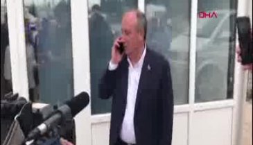 Muharrem İnce sahneden indirilen kişiyi arayıp özür diledi