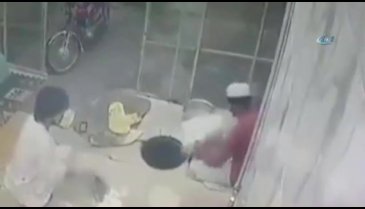 Tandıra böyle düştü!