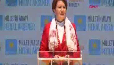 Akşener, partisinin seçim beyannamesini açıkladı
