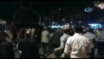 Bursa'da seçim standında meydana gelen kavganın yeni görüntüleri ortaya çıktı