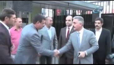 Büyükataman Bursa'da meşalelerle karşılandı