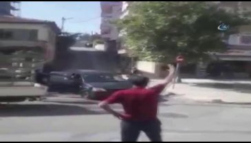 Çeyiz yüzünden çıkan silahlı çatışma kamerada