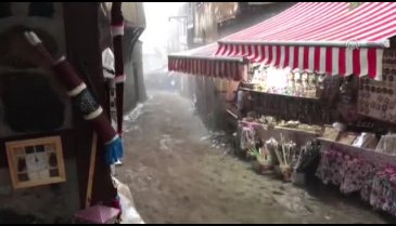 Bursa'da sağanak etkili oldu
