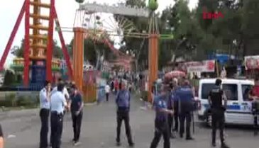 'Cono'lar lunaparkı savaş alanına çevirdi!