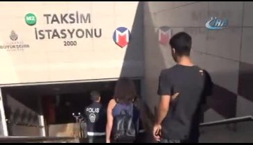 Taksim Metrosu'nda tacizciye tokat