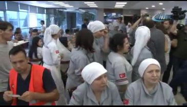 Başbakan Yardımcısı Hakan Çavuşoğlu Bursa'da işçilerle bir araya geldi
