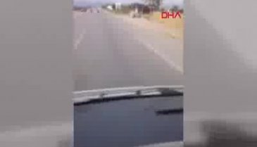 Magandalar kaza sonrası dehşet saçtı!