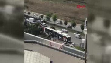 Ankara'da 2 halk otobüsü çarpıştı