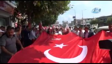 Bursa'da AK Partililer sevgi yürüyüşünde buluştu