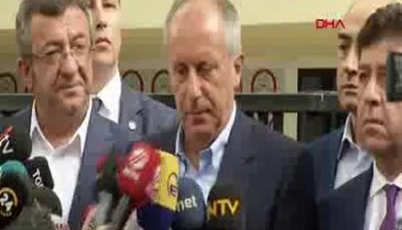 İnce, YSK önünde konuştu: Milletin hakkını korumak için buradayız