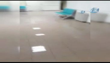 Devlet Hastanesini sular bastı