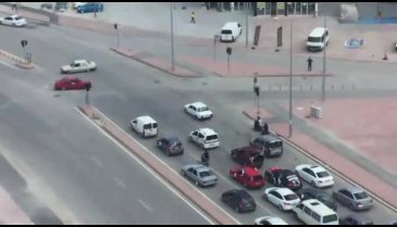 Magandalar trafiği birbirine kattı!