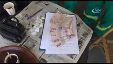 Bursa'da çöpten 4 bin lira çıktı