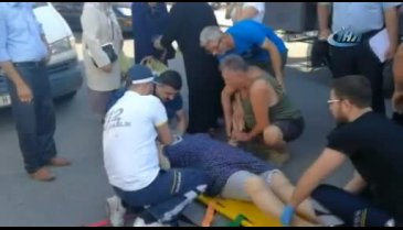 Bursa'da kamyonet yayaya çarptı