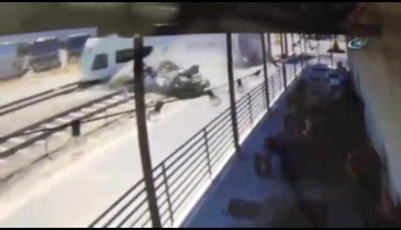 Tren otomobili biçti