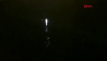 Sular yükselince mahsur kaldılar