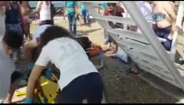 Bursa'da sığ suya balıklama dalınca ağır yaralandı
