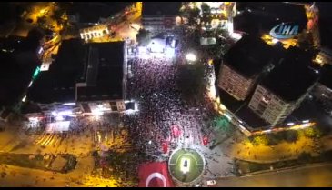 Bursa'da 15 Temmuz Şehitleri Anma Günü'nde droneli takip