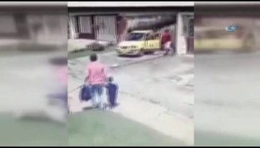 Kolombiya'da ilginç kaza!