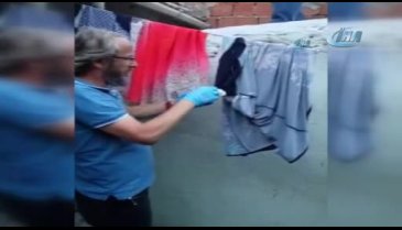 Bursa'da ipteki çamaşırların ceplerine uyuşturucu saklayıp, saksılarda kenevir yetiştirmişler