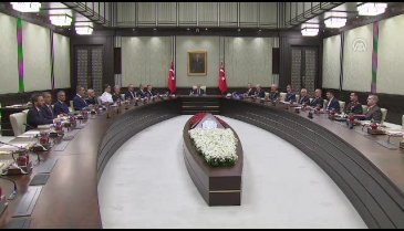 Yeni sistemin ilk MGK'sı sona erdi