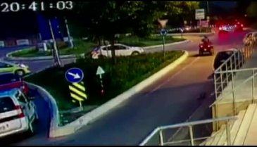 Feci ATV kazası kameraya yansıdı