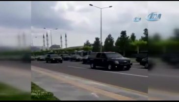 Erdoğan, küçük kızı görünce aracını durdurdu