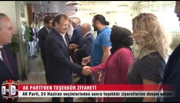 Bursa AK Parti'den Trabzonlulara teşekkür ziyareti