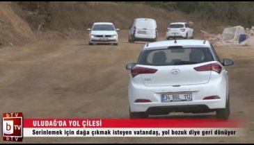 Bursa'da Uludağ'ın yol çilesi bitmiyor