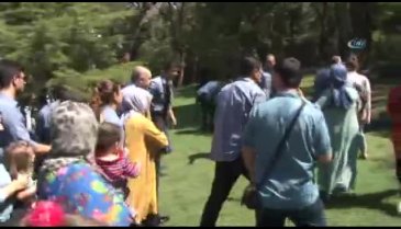 Erdoğan, Çamlıca'da vatandaşlarla bir araya geldi