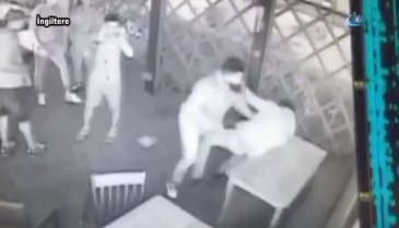 Barda tekme tokat kavga!