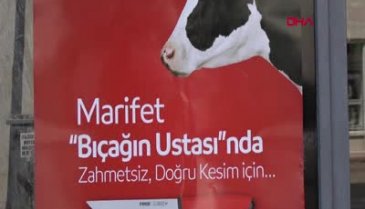 Bursa'da acemi kasapların tercihi kaymaz saplı bıçaklar