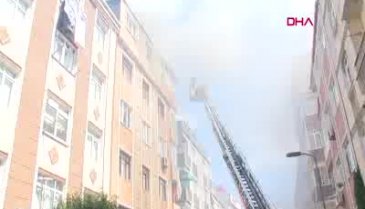 6 katlı binada yangın çıktı! -2
