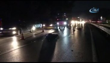 Bursa'da karşıdan karşıya geçmek isterken canından oldu