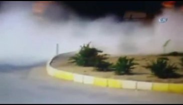 Feci kaza güvenlik kamerasında!