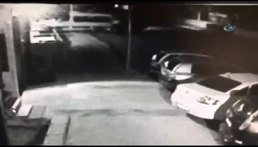 İki kişinin yaralandığı kaza kamerada