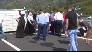Bursa'da otoyolda can pazarı