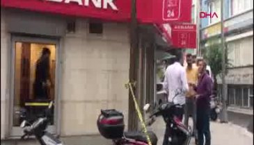 Banka soygunu! Güvenlik görevlisine ateş açıldı