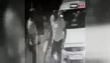 Taksici camını kıran kişiye böyle saldırdı