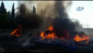 Bursa'da "torpil" yangını korkuttu