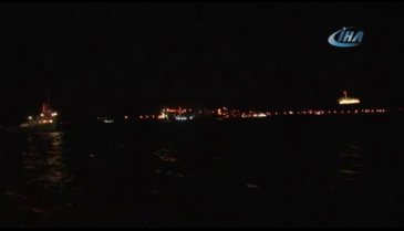 Çanakkale boğazında gemi arızalandı